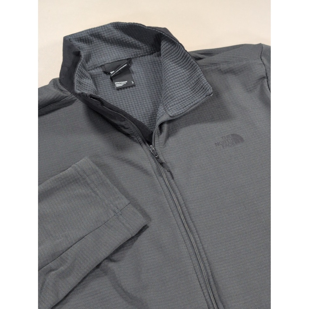 The North Face Canyonlands Full Zip Jacket Men's Large Gray Fleece Lined Coat